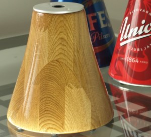 giraffe beverage dispenser - 3L oak base