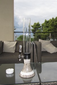 Limestone beer dispenser - giraffe - Hotel in Istria